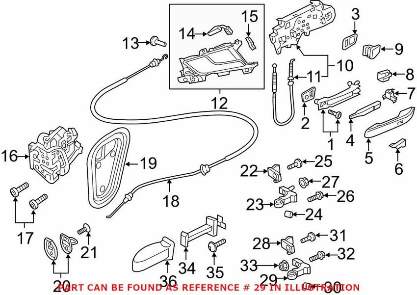 Audi Door Hinge 8W0831403A